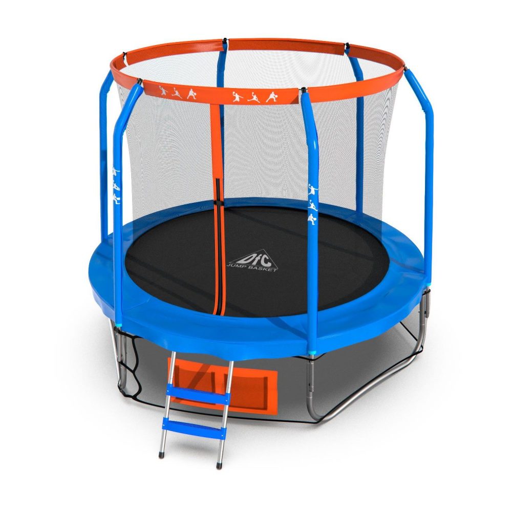 Батут DFC Jump Basket с сеткой 8FT-JBSK-B (244 см)